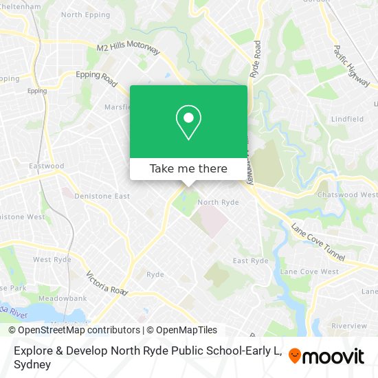 Mapa Explore & Develop North Ryde Public School-Early L