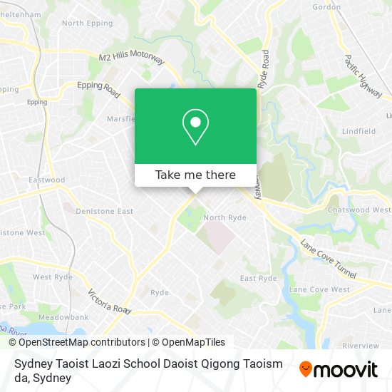 Mapa Sydney Taoist Laozi School Daoist Qigong Taoism da