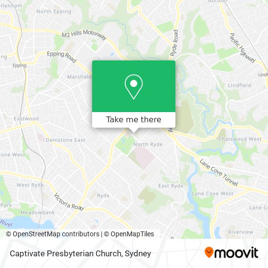 Captivate Presbyterian Church map