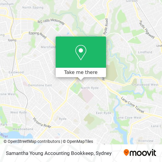Samantha Young Accounting Bookkeep map