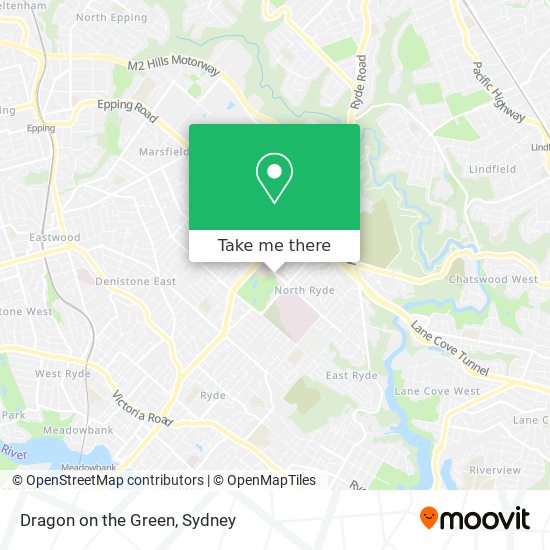 Dragon on the Green map