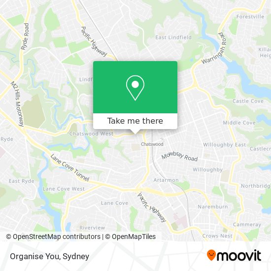 Organise You map