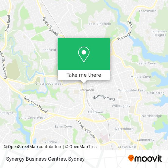 Synergy Business Centres map