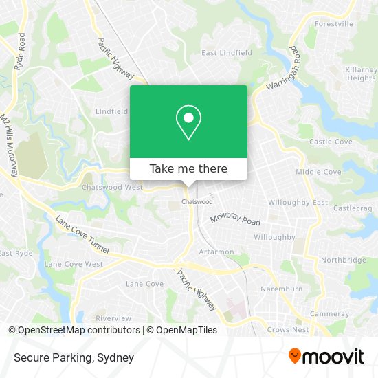 Secure Parking map