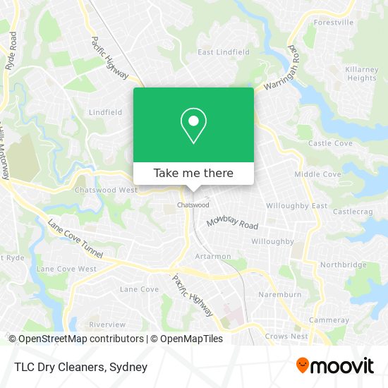 Mapa TLC Dry Cleaners