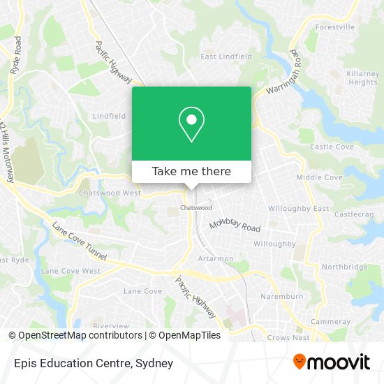 Epis Education Centre map