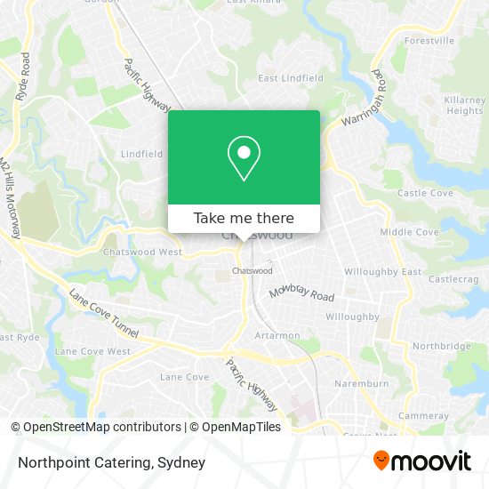 Northpoint Catering map