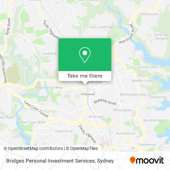 Bridges Personal Investment Services map
