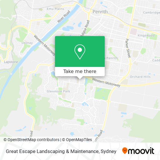 Mapa Great Escape Landscaping & Maintenance