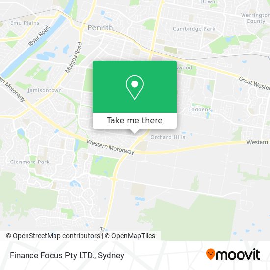 Finance Focus Pty LTD. map