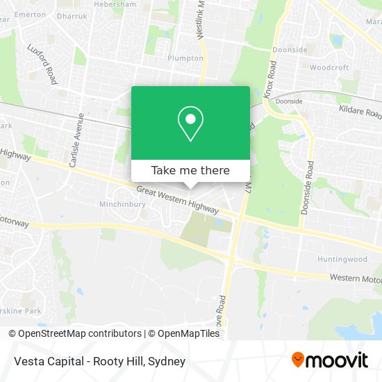 Vesta Capital - Rooty Hill map