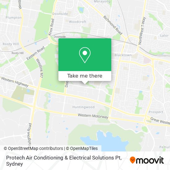 Protech Air Conditioning & Electrical Solutions Pt map