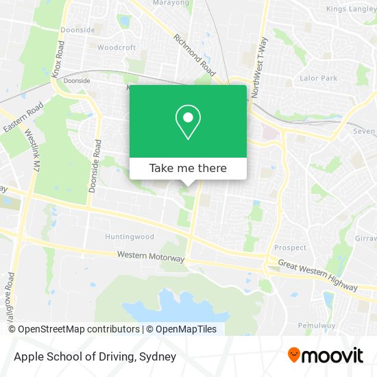 Apple School of Driving map