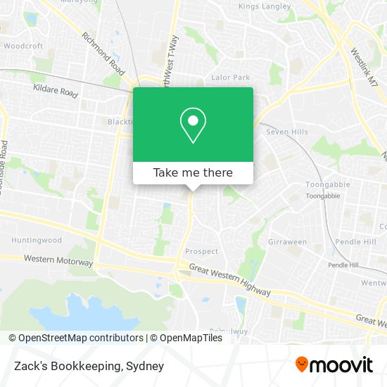 Zack's Bookkeeping map
