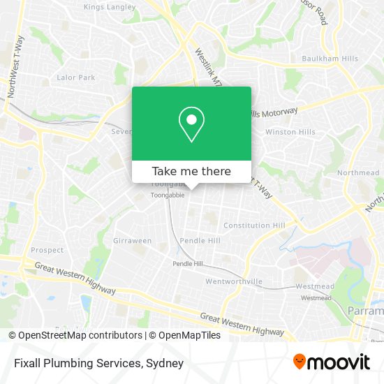 Fixall Plumbing Services map