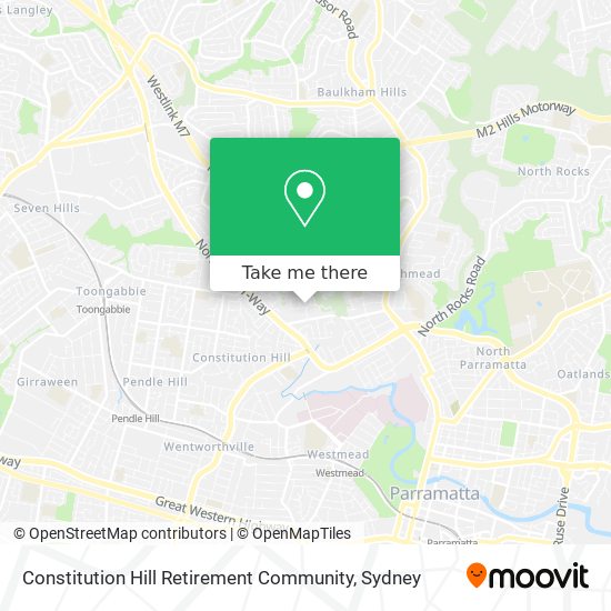 Constitution Hill Retirement Community map