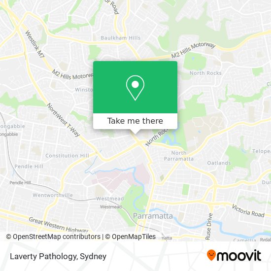 Laverty Pathology map