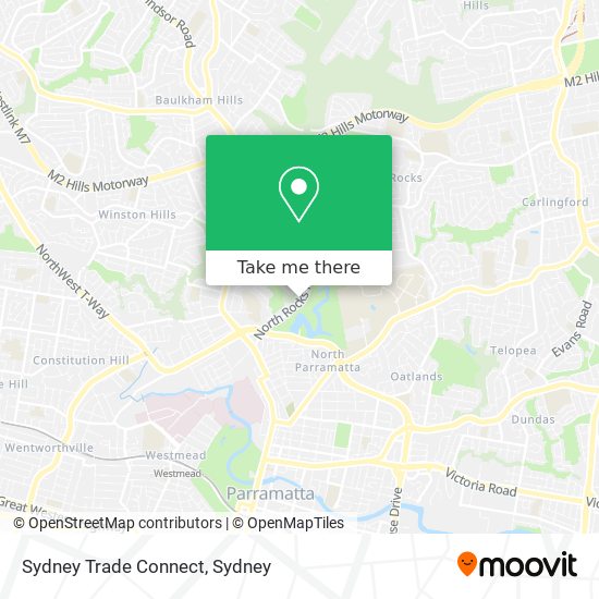 Sydney Trade Connect map