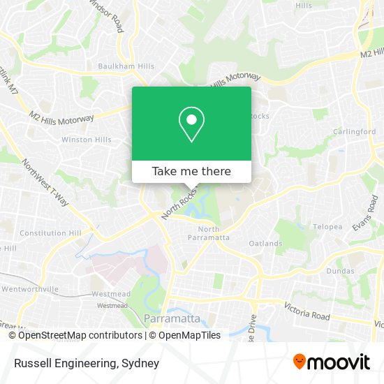 Russell Engineering map