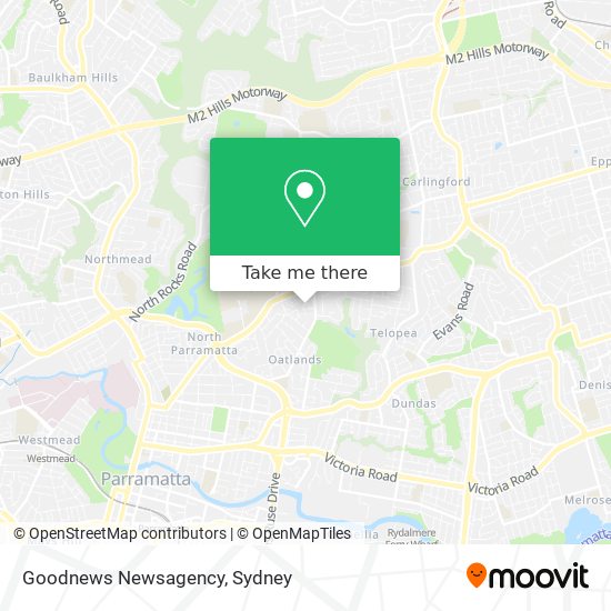 Mapa Goodnews Newsagency