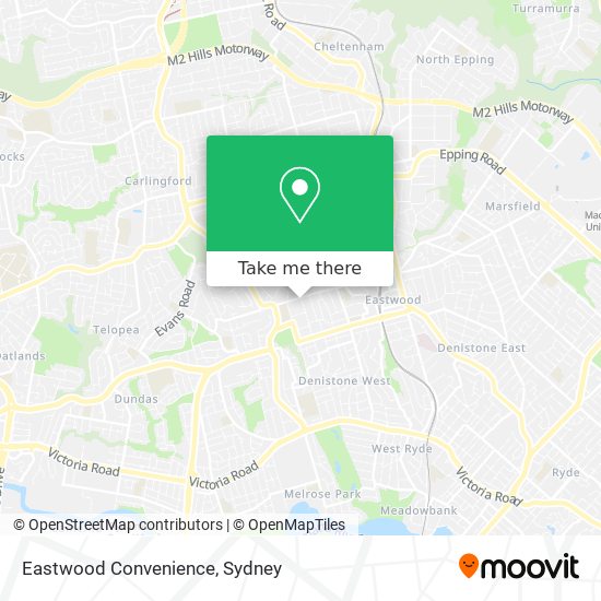 Eastwood Convenience map
