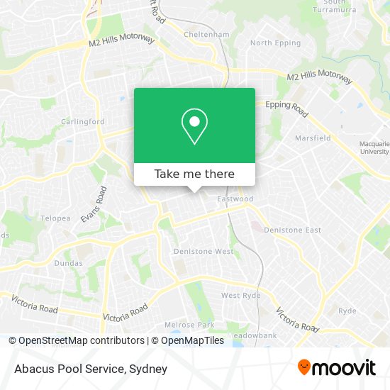 Abacus Pool Service map