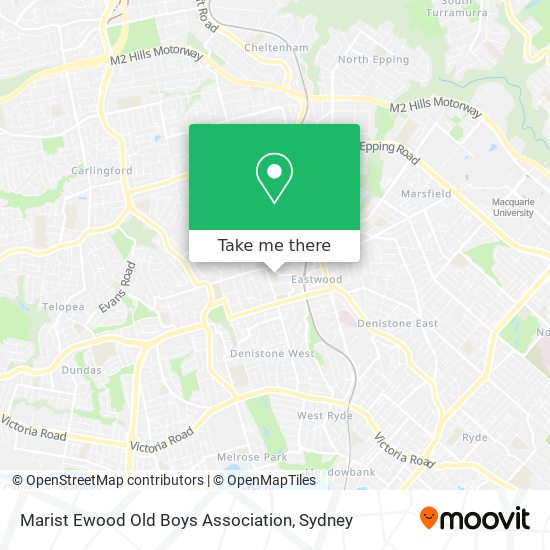 Marist Ewood Old Boys Association map