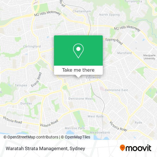 Waratah Strata Management map