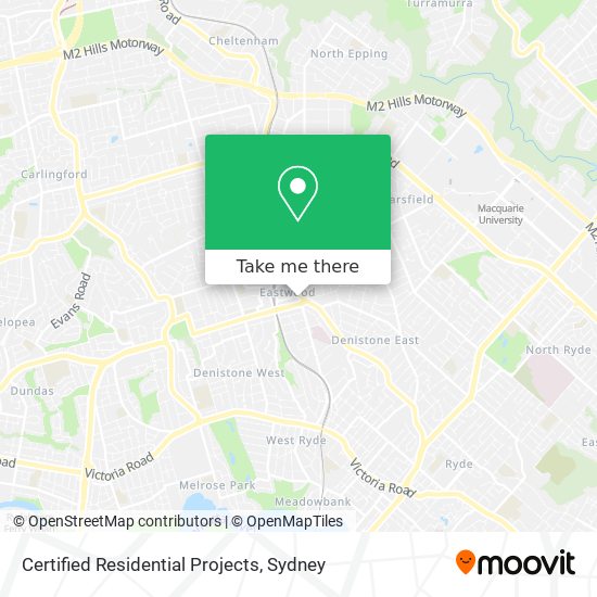 Certified Residential Projects map