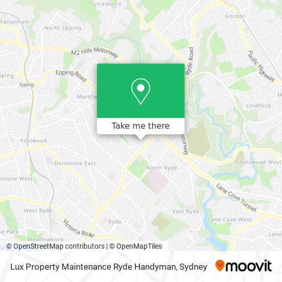 Mapa Lux Property Maintenance Ryde Handyman
