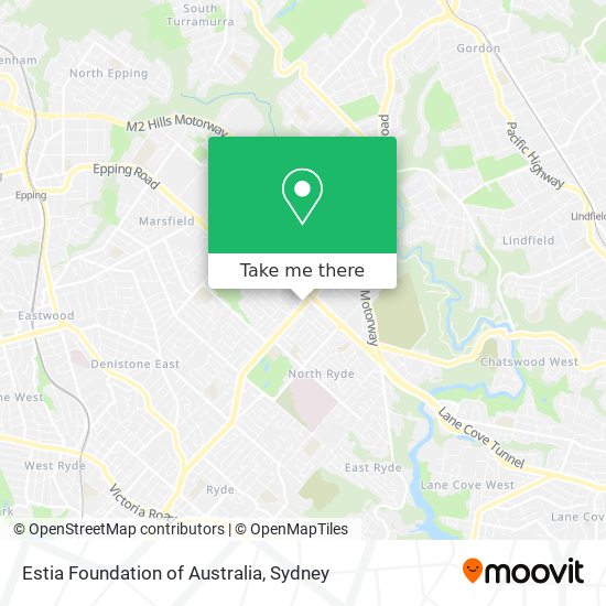 Mapa Estia Foundation of Australia