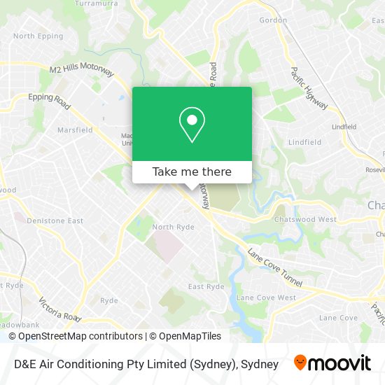 D&E Air Conditioning Pty Limited (Sydney) map