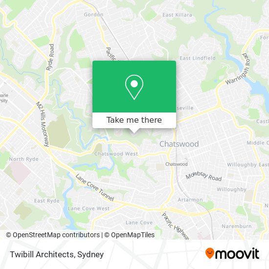 Twibill Architects map