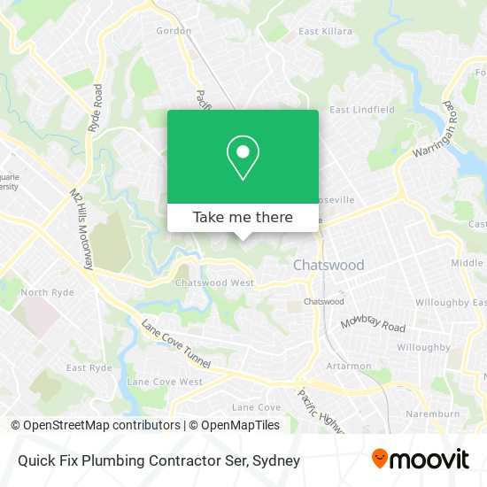 Quick Fix Plumbing Contractor Ser map