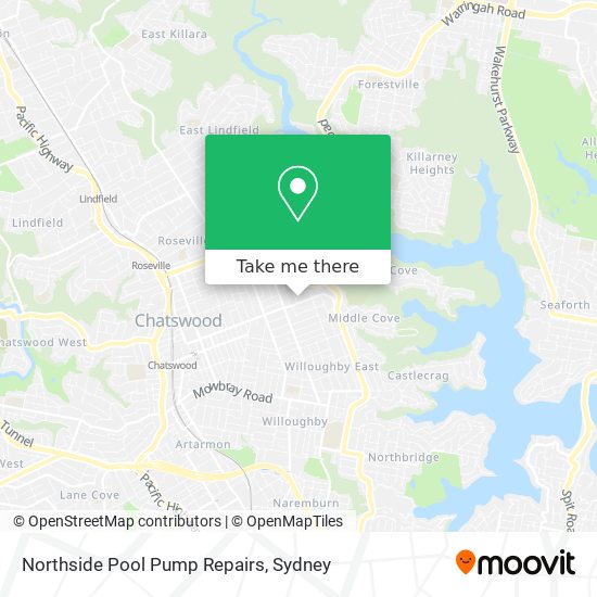 Northside Pool Pump Repairs map