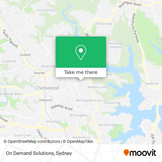 On Demand Solutions map