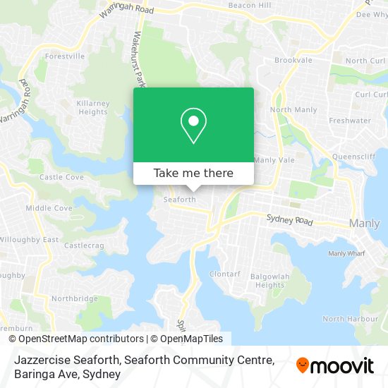 Jazzercise Seaforth, Seaforth Community Centre, Baringa Ave map