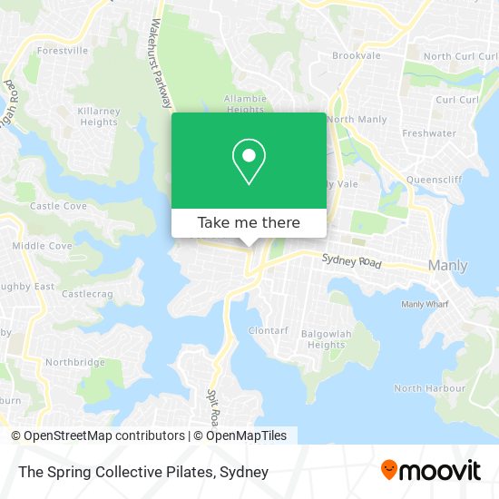 The Spring Collective Pilates map