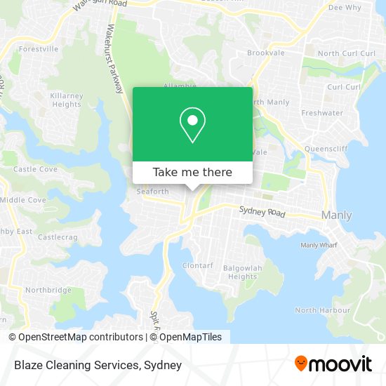 Blaze Cleaning Services map