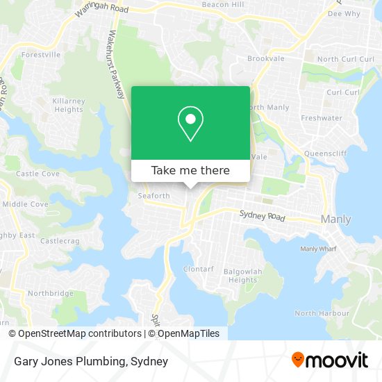 Mapa Gary Jones Plumbing