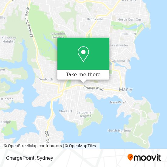 ChargePoint map