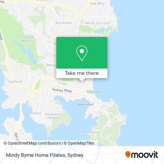 Mindy Byrne Home Pilates map