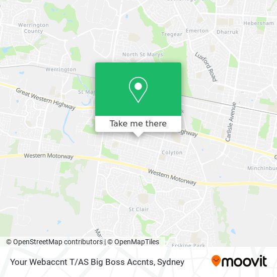 Mapa Your Webaccnt T / AS Big Boss Accnts