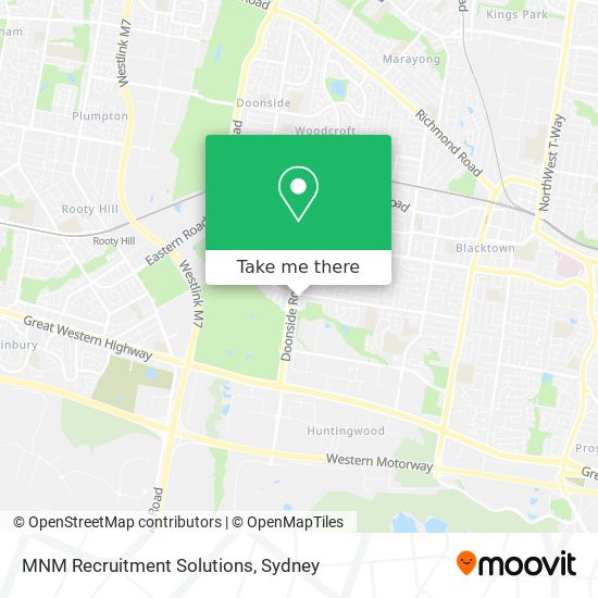 MNM Recruitment Solutions map