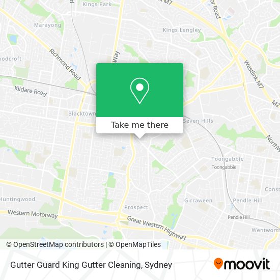 Gutter Guard King Gutter Cleaning map