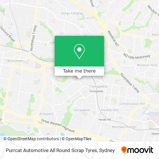 Purrcat Automotive All Round Scrap Tyres map