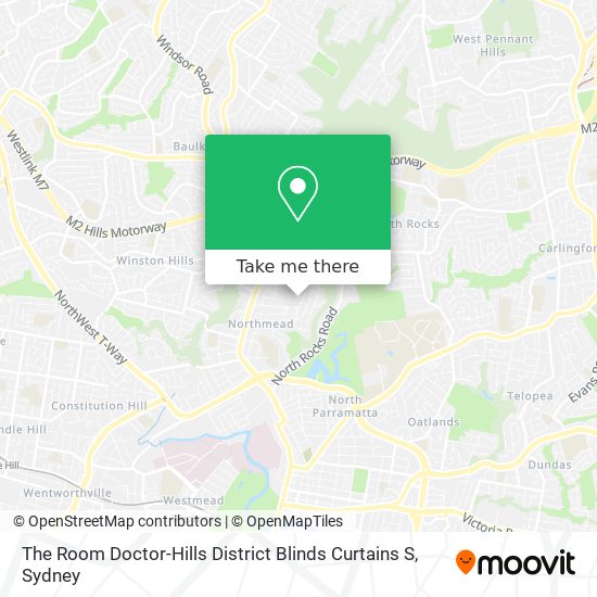 The Room Doctor-Hills District Blinds Curtains S map