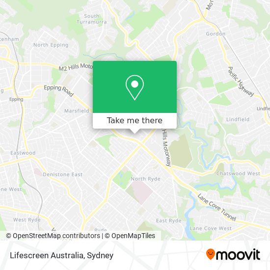 Lifescreen Australia map