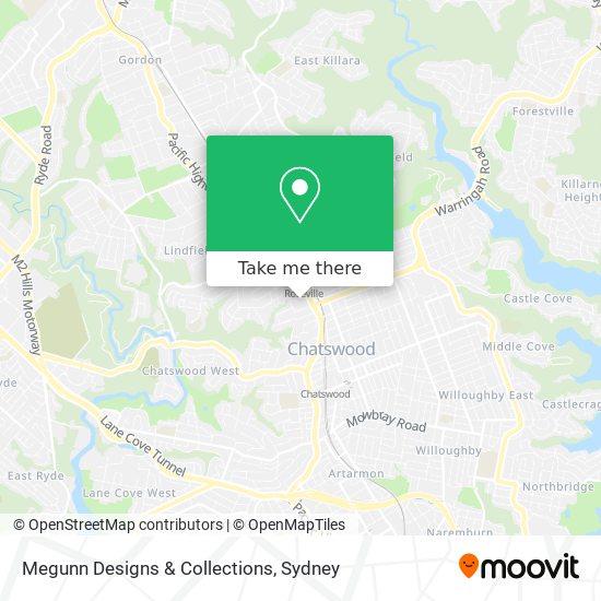 Megunn Designs & Collections map