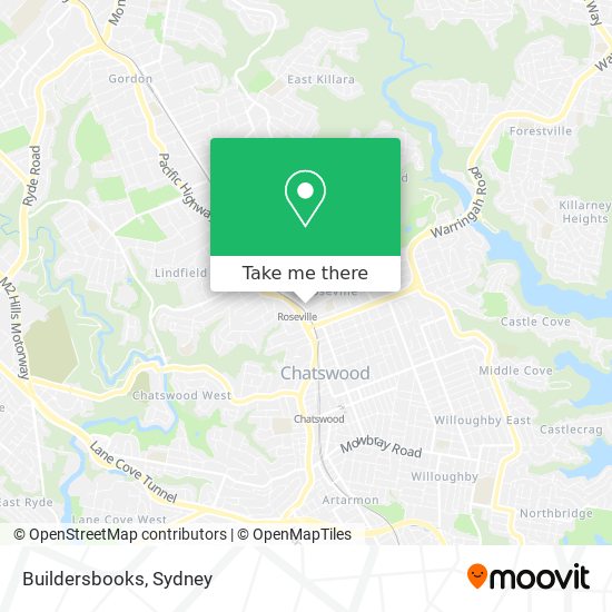 Buildersbooks map